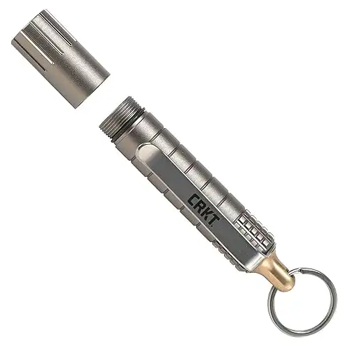 CRKT Pocket Driver Stash Tool: Compact & Lightweight Everyday Carry, Anodized Aluminum Handle, Includes 4 Bits 9912